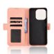 Чохол-книжка з кишеньками Deexe Wallet Stand для Xiaomi Redmi Note 17 Pro Plus - Pink (430602P). Фото 4 з 8