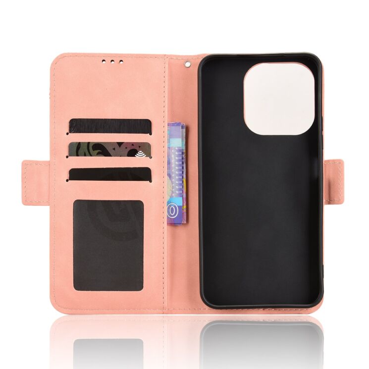 Чохол-книжка з кишеньками Deexe Wallet Stand для Xiaomi Redmi Note 17 Pro Plus - Pink (430602P) Чохол-книжка з кишеньками Deexe Wallet Stand для Xiaomi Redmi Note 17 Pro Plus - Pink: фото 4 з 8