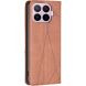 Чехол-книжка с карманами UniCase Geometric Pattern для Xiaomi 17T Pro - Brown (422363Z). Фото 3 из 11