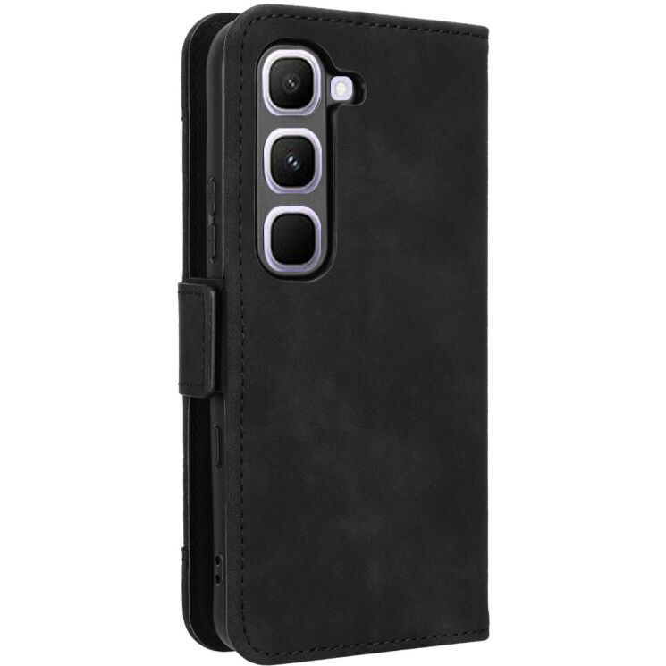Чохол-книжка з кишеньками Deexe Wallet Stand для Infinix Hot 70 Pro - Black (331102B) Чохол-книжка з кишеньками Deexe Wallet Stand для Infinix Hot 70 Pro - Black: фото 7 з 15