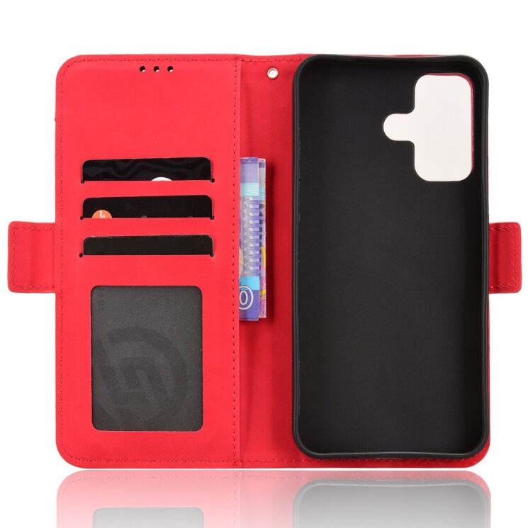 Чехол-книжка с кармашками Deexe Wallet Stand для Xiaomi Poco X8 - Red (219910R) Чехол-книжка с кармашками Deexe Wallet Stand для Xiaomi Poco X8 - Red: фото 4 из 15