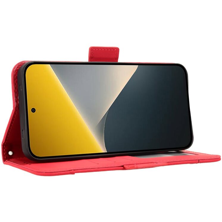 Чехол-книжка с кармашками Deexe Wallet Stand для Xiaomi Poco X8 - Red (219910R) Чехол-книжка с кармашками Deexe Wallet Stand для Xiaomi Poco X8 - Red: фото 6 из 15