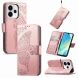 Чехол-книжка с рисунком UniCase Butterfly Pattern для OPPO Reno 15 F/FS - Rose Gold (405840RG). Фото 5 из 8