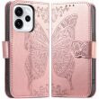 Чехол-книжка с рисунком UniCase Butterfly Pattern для OPPO Reno 15 F/FS - Rose Gold (405840RG)