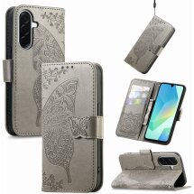 Чехол-книжка с рисунком UniCase Butterfly Pattern для Samsung Galaxy A27 (A276) - Grey: фото 1 из 8