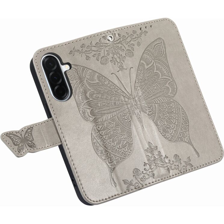 Чехол-книжка с рисунком UniCase Butterfly Pattern для Samsung Galaxy A27 (A276) - Grey (408671H) Чехол-книжка с рисунком UniCase Butterfly Pattern для Samsung Galaxy A27 (A276) - Grey: фото 3 из 8