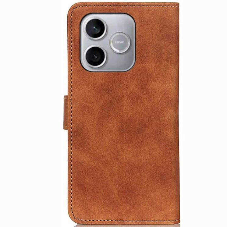 Чехол-книжка с застежкой KHAZNEH Retro Wallet для Honor 600 Lite - Brown: фото 4 из 8