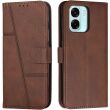 Чехол-книжка с застежкой UniCase Jet Cover для OPPO A6x / A6k / A6s / A6 - Brown (406532Z)