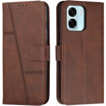 Чохол-книжка з застібкою UniCase Jet Cover для OPPO A6x / A6s / A6 - Brown: фото 1 з 10