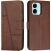 Чохол-книжка з застібкою UniCase Jet Cover для OPPO A6x / A6s / A6 - Brown: фото 1 з 10