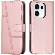 Чехол-книжка с застежкой UniCase Jet Cover для OPPO Reno 16 F/FS - Rose Gold: фото 1 из 10
