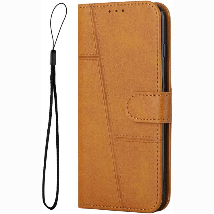 Чохол-книжка з застібкою UniCase Jet Cover для Realme C100i - Yellow: фото 3 з 10
