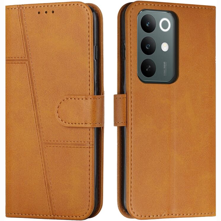 Чохол-книжка з застібкою UniCase Jet Cover для Realme C100i - Yellow: фото 1 з 10