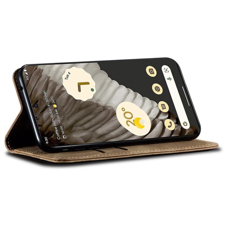 Чехол-книжка UniCase Jeans Wallet для Google Pixel 7a - Khaki: фото 3 из 6
