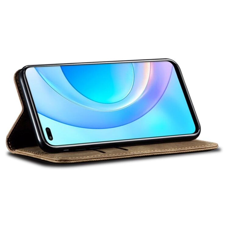 Чехол-книжка UniCase Jeans Wallet для Honor 200 - Khaki: фото 3 из 6