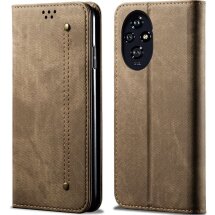 Чехол-книжка UniCase Jeans Wallet для Honor 200 - Khaki: фото 1 из 6