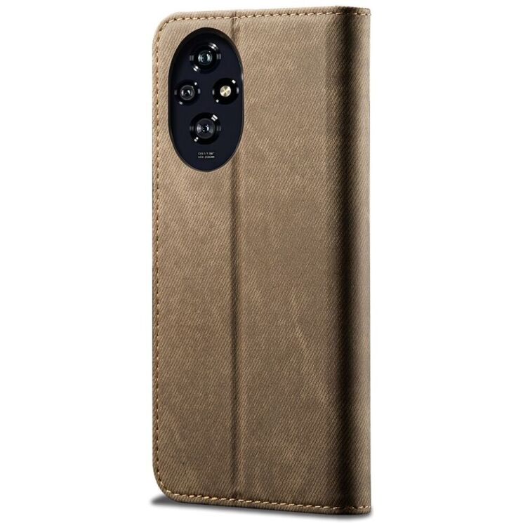 Чехол-книжка UniCase Jeans Wallet для Honor 200 - Khaki: фото 6 из 6