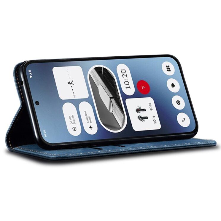 Чехол-книжка UniCase Jeans Wallet для Nothing Phone (2a) / Phone (2a) Plus - Blue: фото 3 из 6