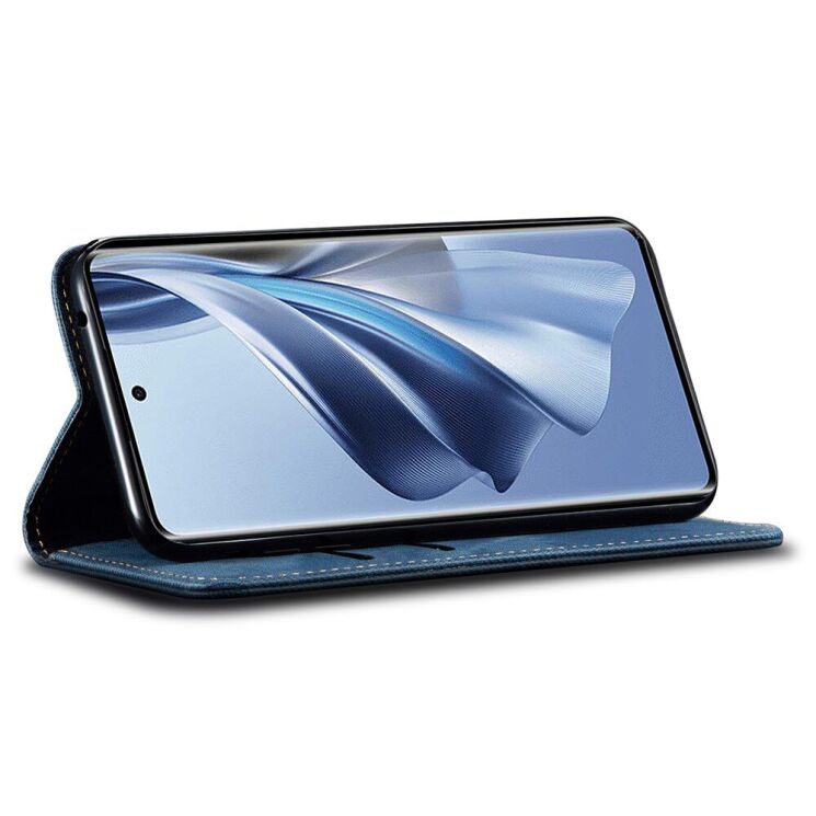 Чохол-книжка UniCase Jeans Wallet для OPPO Reno 12 - Blue: фото 3 з 6