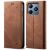Чехол-книжка UniCase Jeans Wallet для Realme C63 / C61 / Note 60x - Coffee: фото 1 из 6