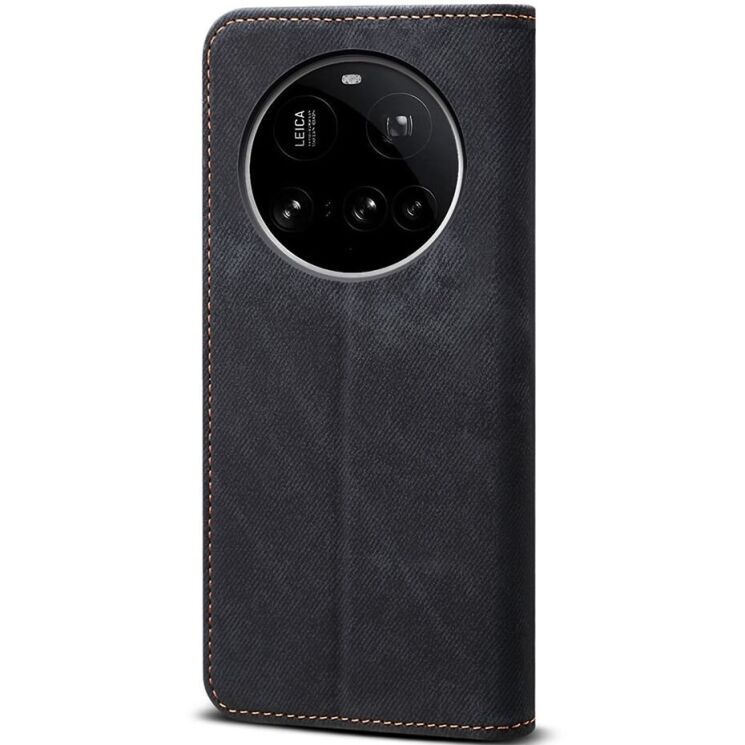 Чохол-книжка UniCase Jeans Wallet для Xiaomi 15 Ultra - Black: фото 6 з 6