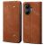 Чохол-книжка UniCase Jeans Wallet для Xiaomi Poco F7 - Coffee: фото 1 з 7