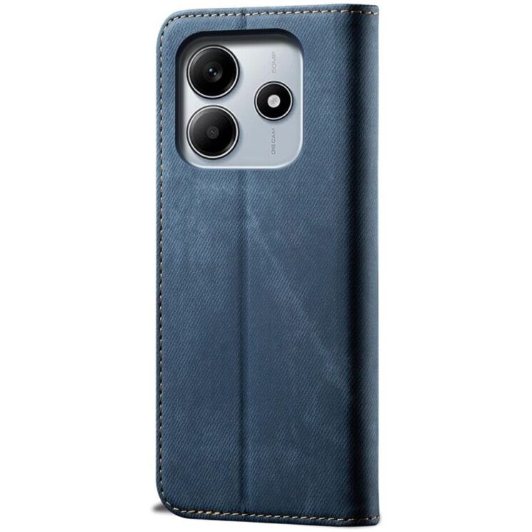 Чехол-книжка UniCase Jeans Wallet для Xiaomi Redmi Note 14 5G - Blue: фото 5 из 9