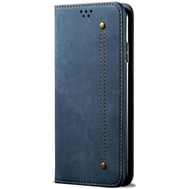 Чехол-книжка UniCase Jeans Wallet для Xiaomi Redmi Note 14 5G - Blue: фото 4 из 9