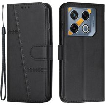 Чехол-книжка UniCase Jet Cover для Infinix GT 20 Pro - Black: фото 1 из 10