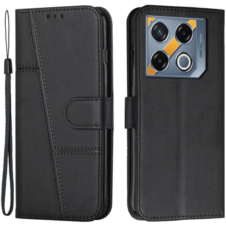 Чехол-книжка UniCase Jet Cover для Infinix GT 20 Pro - Black: фото 1 из 10