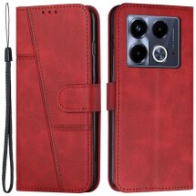 Чехол-книжка UniCase Jet Cover для Infinix Note 40 - Red: фото 1 из 11