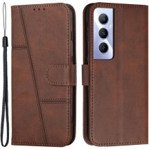 Чехол-книжка UniCase Jet Cover для Realme C65 - Brown: фото 1 из 10