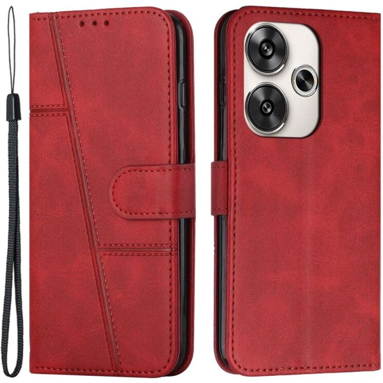 Чохол-книжка UniCase Jet Cover для Xiaomi Poco F6 - Red: фото 1 з 10