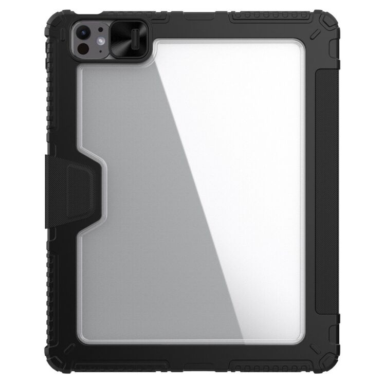Чехол NILLKIN Bumper Leather Case Pro для Apple iPad Air 13 M3/M2 (2025/2024) / Pro 12.9 (2020/2021/2022) - Black: фото 3 из 20