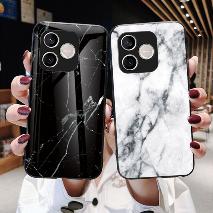 Чехол с рисунком Deexe Gradient Pattern для Honor 600 Lite - Black: фото 8 из 10
