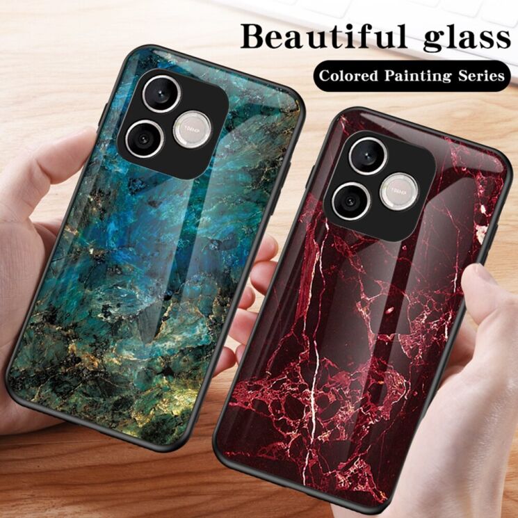 Чехол с рисунком Deexe Gradient Pattern для Honor 600 Lite - Black: фото 9 из 10