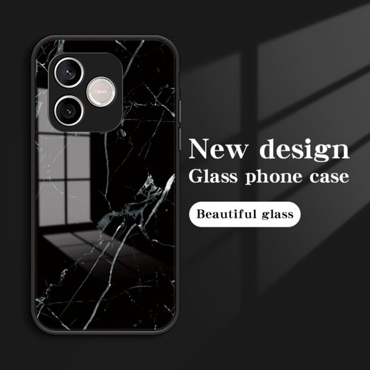 Чехол с рисунком Deexe Gradient Pattern для Honor 600 Lite - Black: фото 2 из 10