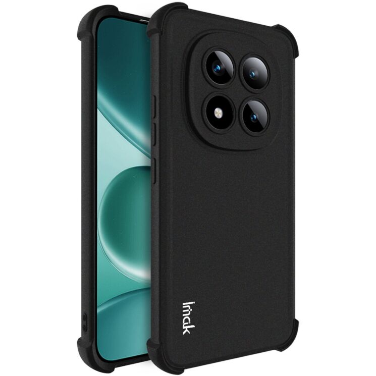 Чехол с усиленными углами IMAK Airbag MAX Case для Xiaomi Redmi Note 15 Pro Plus / Poco M8 Pro 5G - Matte Black: фото 1 из 8
