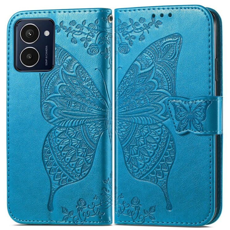 Чехол UniCase Butterfly Pattern для HMD Pulse Pro - Blue: фото 1 из 5