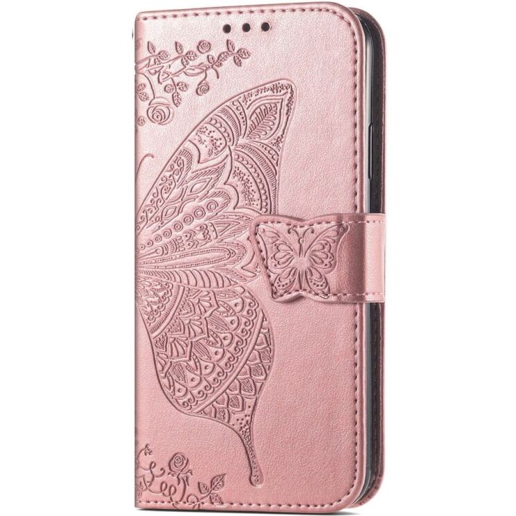 Чехол UniCase Butterfly Pattern для OnePlus Nord N30 SE - Rose Gold: фото 4 из 8