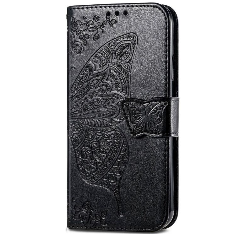 Чехол UniCase Butterfly Pattern для Realme 12 5G - Black: фото 4 из 8