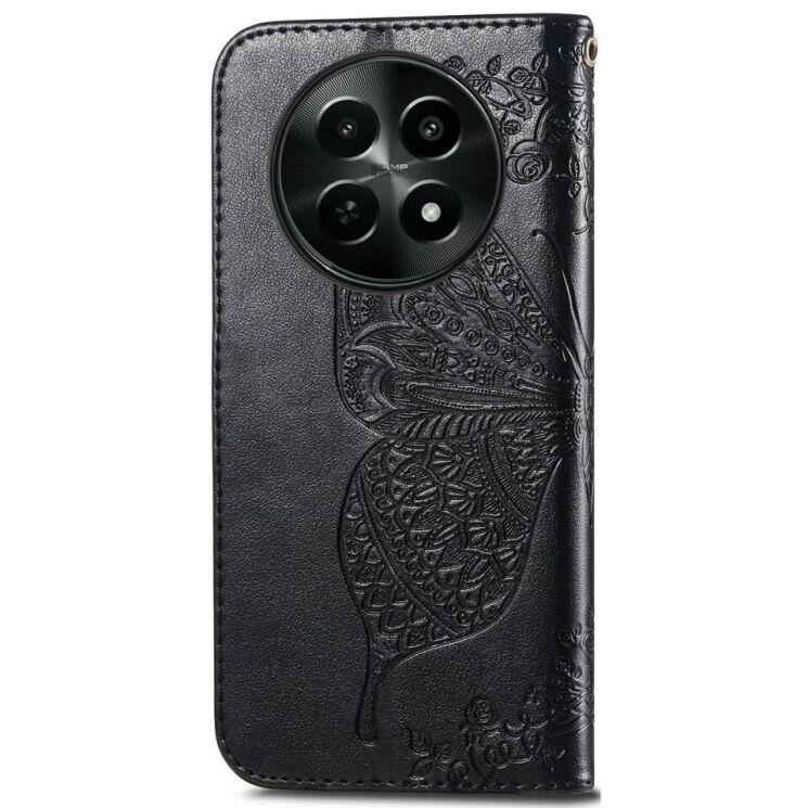 Чехол UniCase Butterfly Pattern для Realme 12 5G - Black: фото 5 из 8