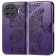 Чехол UniCase Butterfly Pattern для TECNO Spark 20 Pro+ - Dark Purple (351216DV)