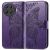 Чехол UniCase Butterfly Pattern для TECNO Spark 20 Pro+ - Dark Purple: фото 1 из 8