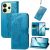 Чехол UniCase Butterfly Pattern для Xiaomi Redmi Note 14 4G - Blue: фото 1 из 11