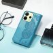 Чехол UniCase Butterfly Pattern для Xiaomi Redmi Note 14 4G - Blue (373474L). Фото 6 из 11