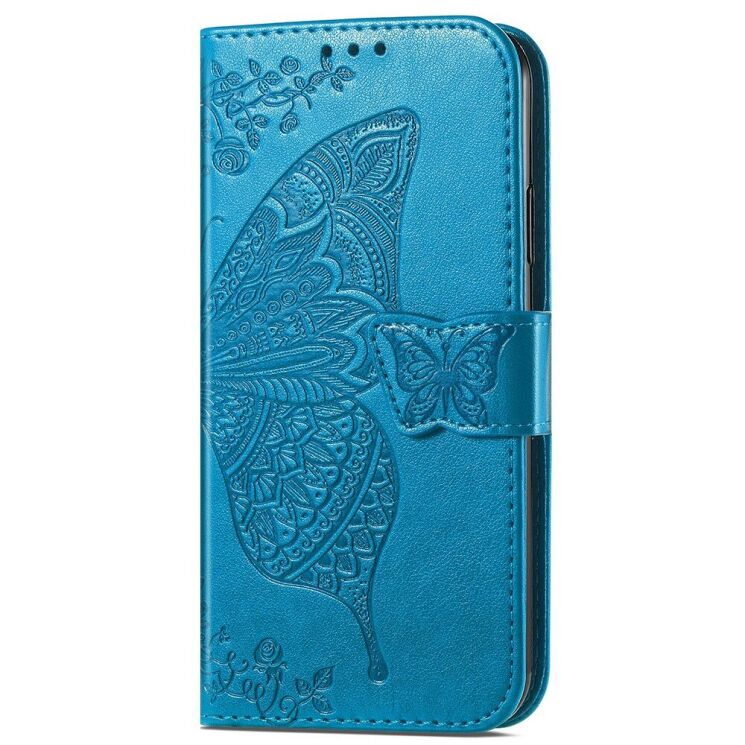 Чохол UniCase Butterfly Pattern для ZTE Blade A75 - Blue: фото 6 з 6