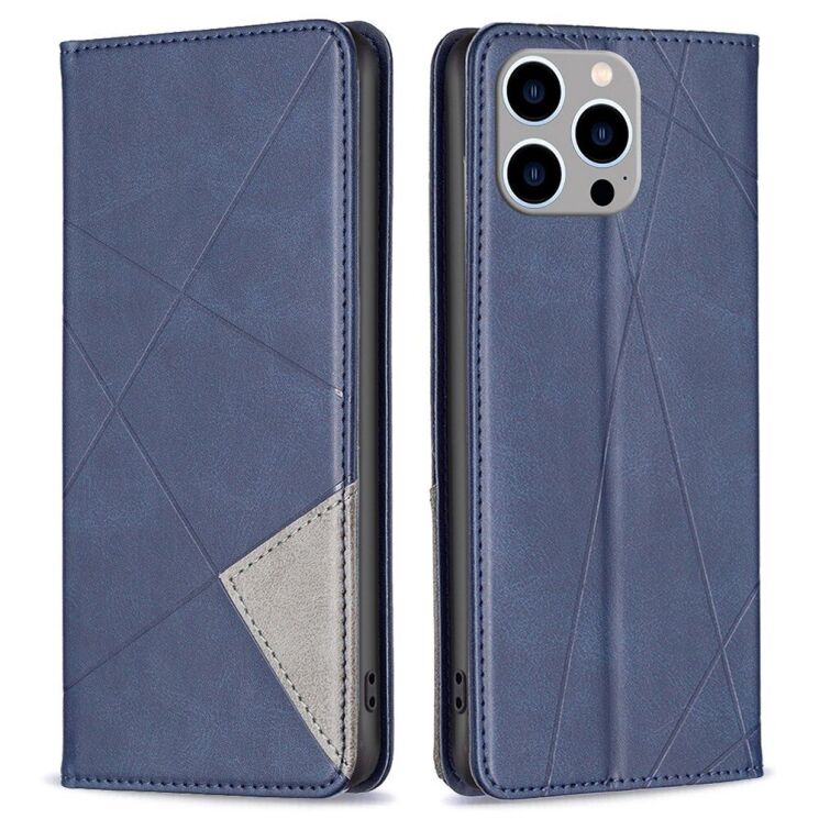 Чехол UniCase Geometric Pattern для Apple iPhone 14 Pro Max - Blue: фото 1 из 8
