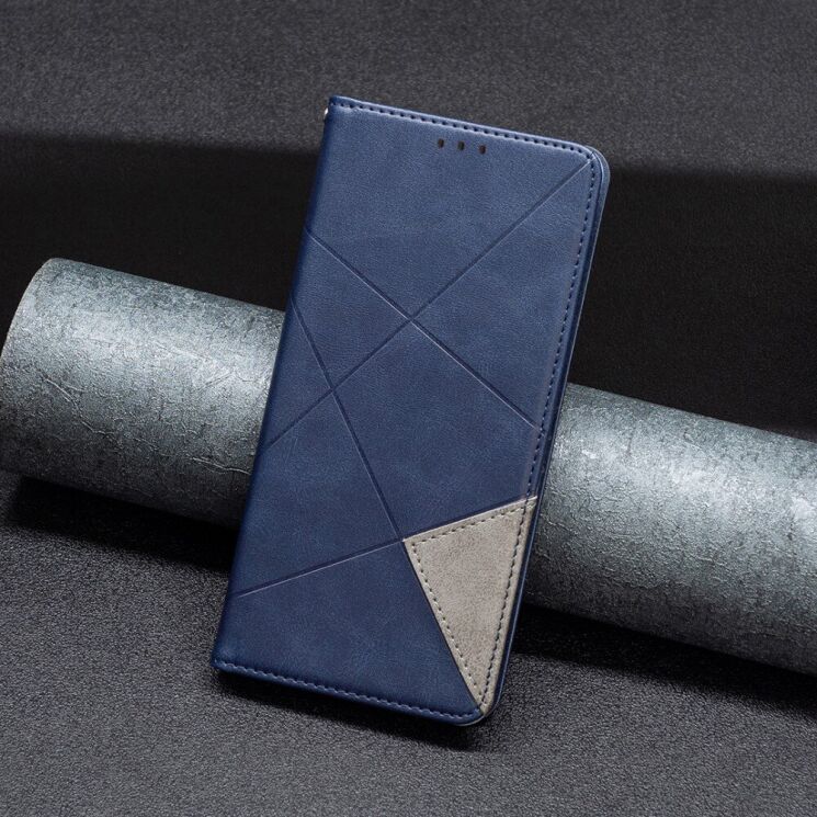 Чехол UniCase Geometric Pattern для Samsung Galaxy S25 Edge (S937) - Blue: фото 5 из 11