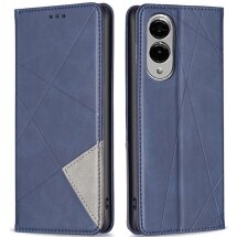Чехол UniCase Geometric Pattern для Samsung Galaxy S25 Edge (S937) - Blue: фото 1 из 11